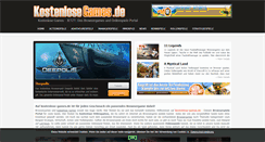 Desktop Screenshot of kostenlose-games.de